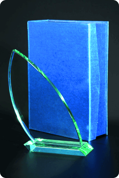 Trophée en verre -  GLA0942