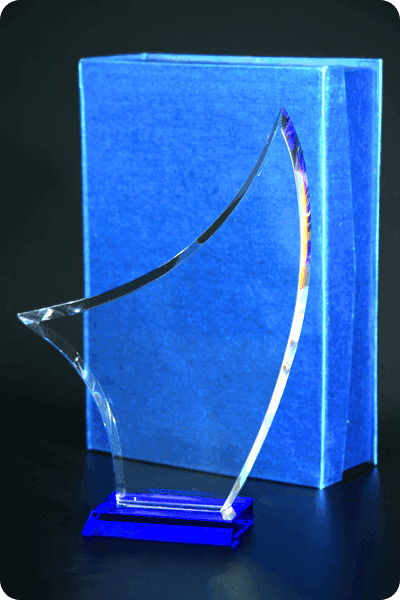 Trophée en verre -  GLA0944