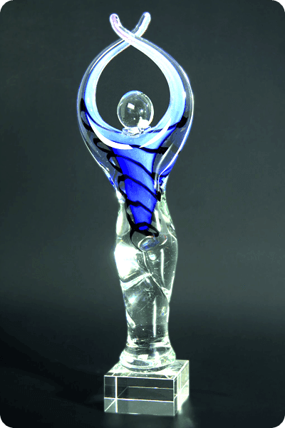 Trophée en verre -  GLA0947