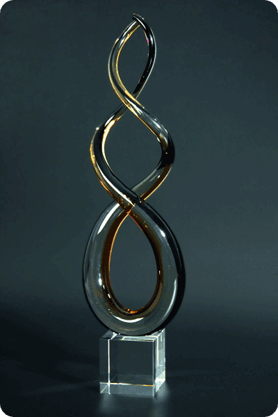 Trophée en verre -  GLA0949