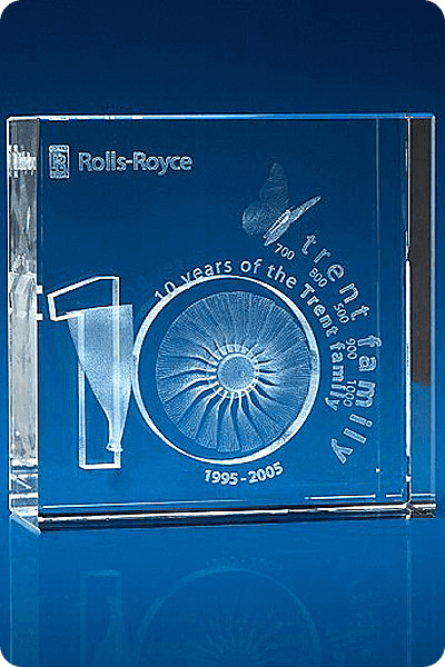 Trophée en cristal -  GLA0094