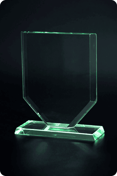 Trophée en verre -  GLA0952