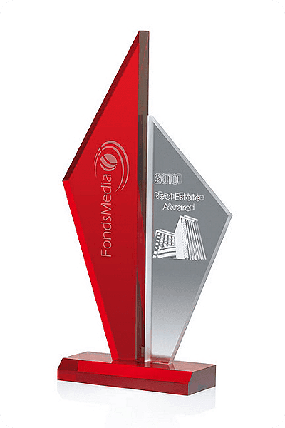 Trophée en verre -  GLA0955