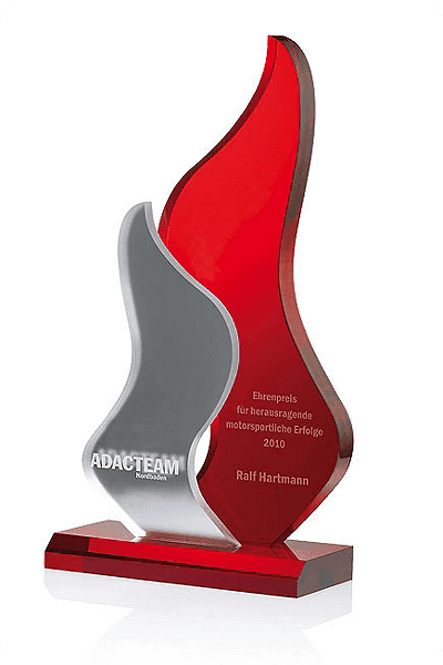 Trophée en verre -  GLA0956