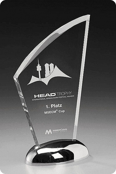 Trophée en verre -  GLA0967