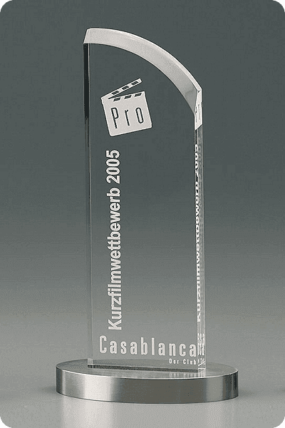 Trophée en verre -  GLA0969