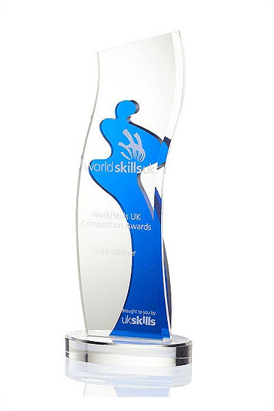 Trophée en verre -  GLA0973