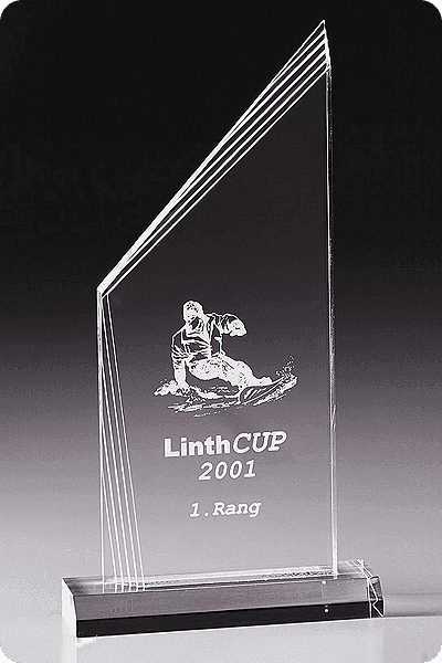 Trophée en verre -  GLA0977
