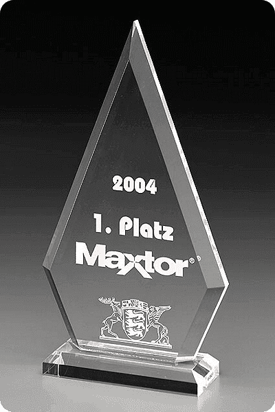 Trophée en verre -  GLA0983