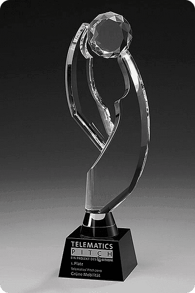 Trophée en cristal -  GLA0991