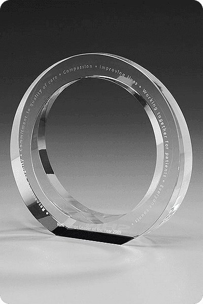 Trophée en cristal -  GLA0992