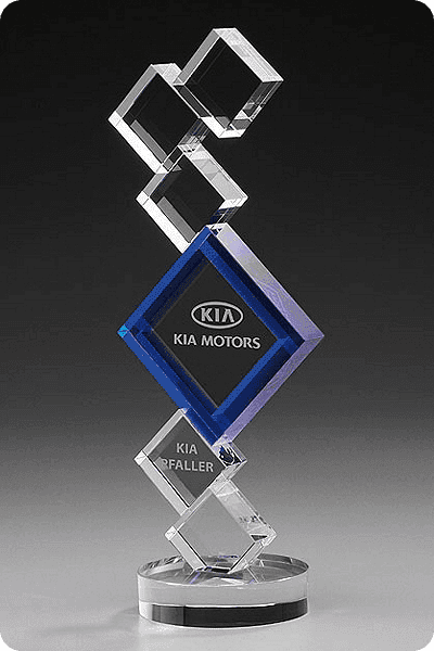 Trophée en cristal -  GLA0994