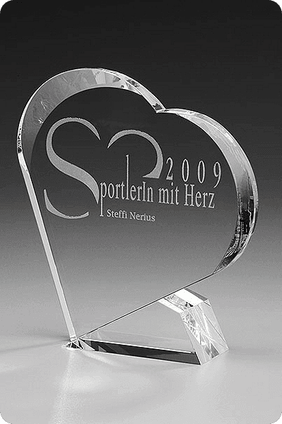 Trophée en verre -  GLA0996