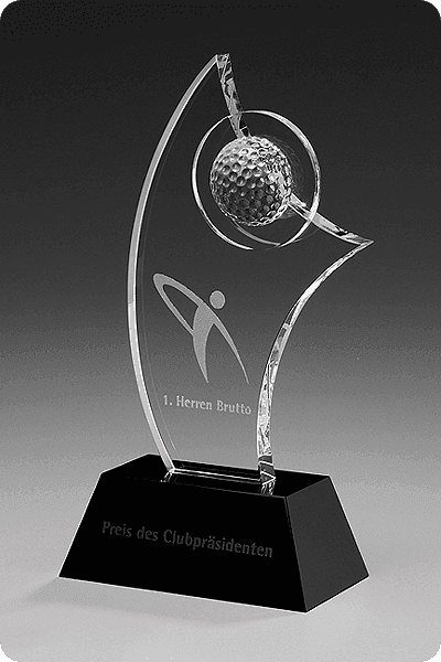 Trophée en cristal -  GLA1000