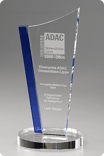 Trophée en cristal -  GLA1002