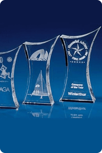 Trophée en cristal -  GLA0100