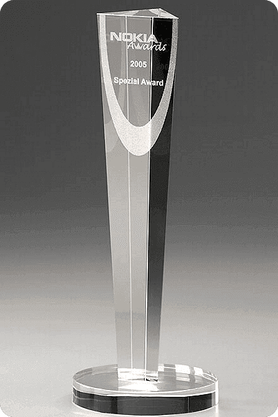 Trophée en cristal -  GLA1010