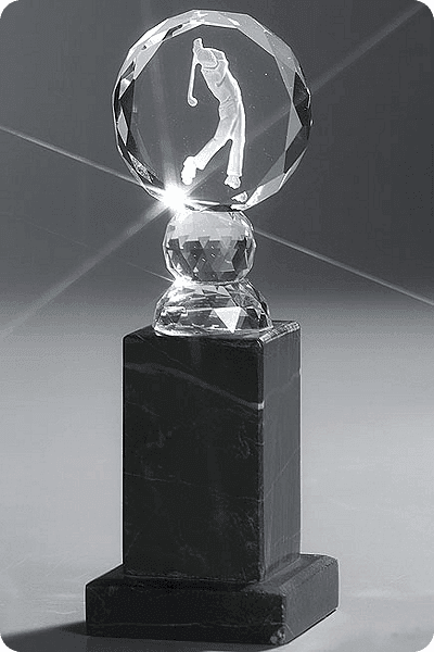 Trophée en cristal -  GLA1011