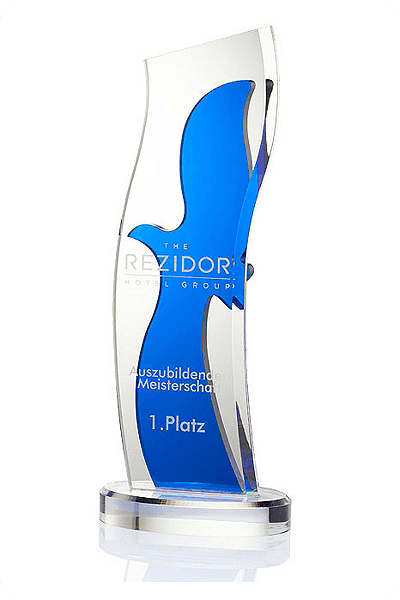Trophée en verre -  GLA1017
