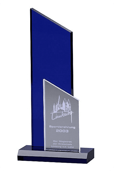 Trophée en verre -  GLA1022