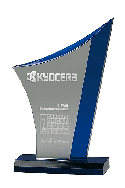 Trophée en verre -  GLA1026