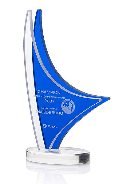 Trophée en verre -  GLA1029