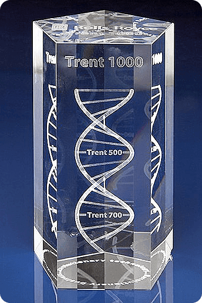 Trophée en cristal -  GLA0117