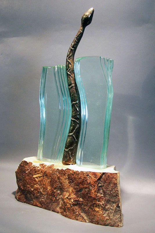 Trophée en verre -  GLA1206