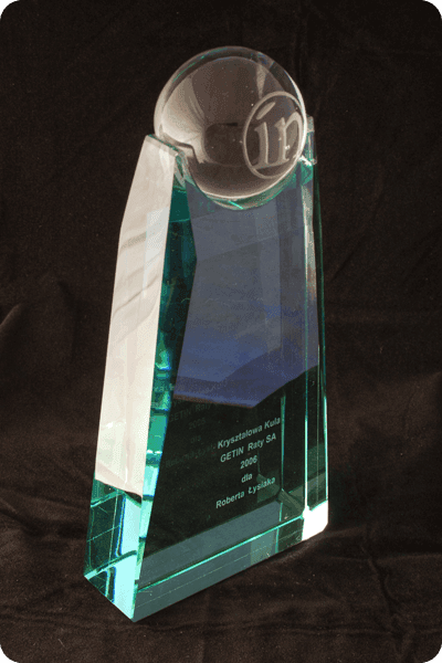 Trophée en cristal -  GLA0120