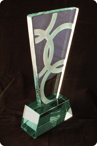 Trophée en verre -  GLA0121