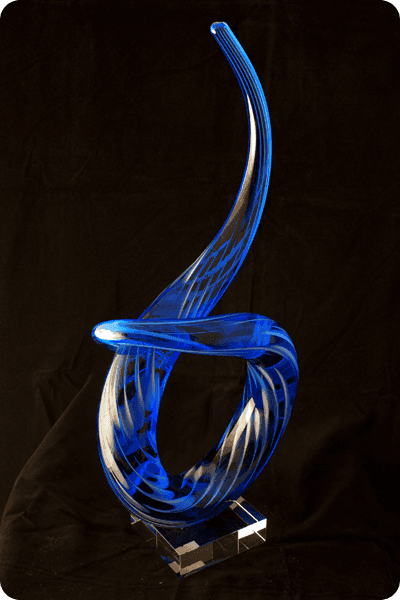 Trophée en verre -  GLA0124
