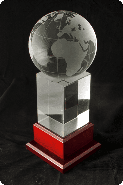 Trophée en cristal -  GLA0126