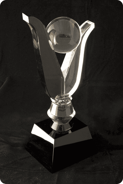 Trophée en cristal -  GLA0127