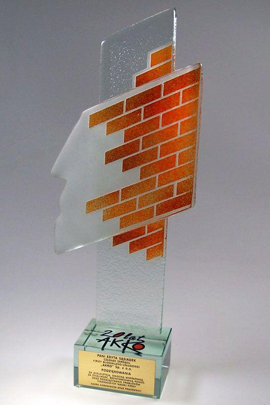 Trophée en verre -  GLA1301
