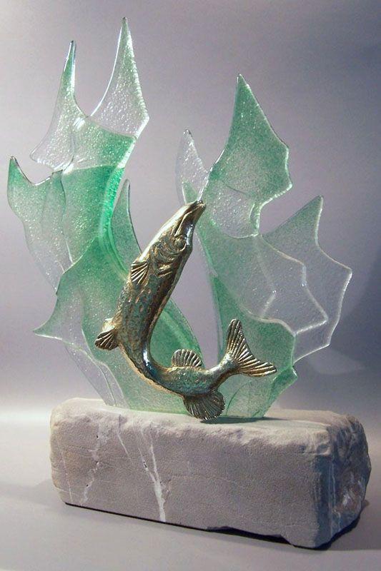 Trophée en verre -  GLA1302