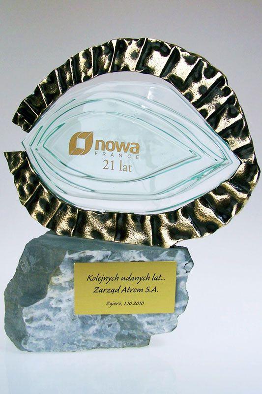 Trophée en verre -  GLA1328