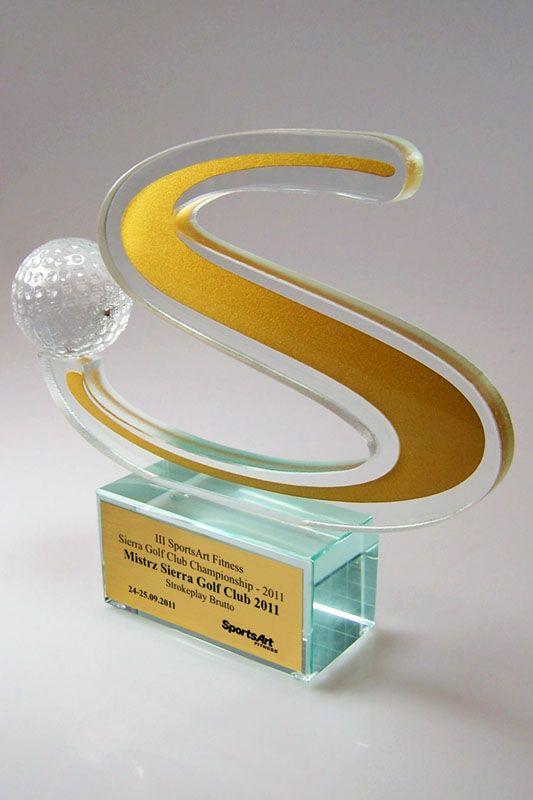 Trophée en verre -  GLA1355