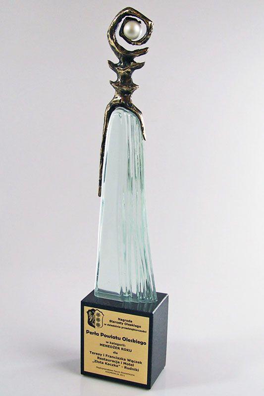 Trophée en verre -  GLA1356