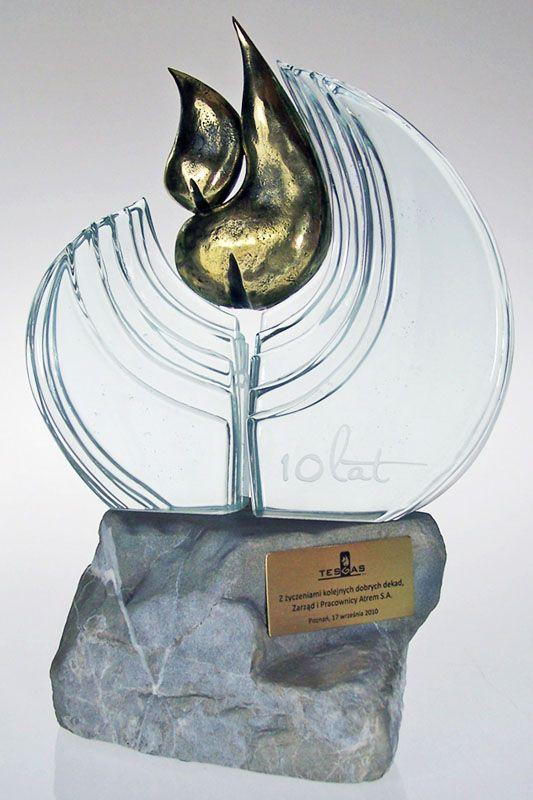 Trophée en verre -  GLA1383