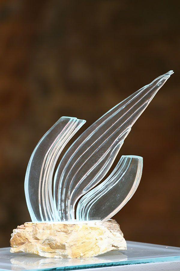 Trophée en verre -  GLA1404