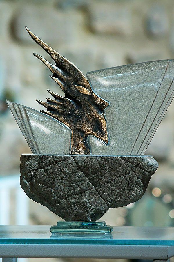 Trophée en verre -  GLA1412