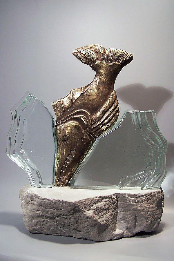 Trophée en verre -  GLA1414