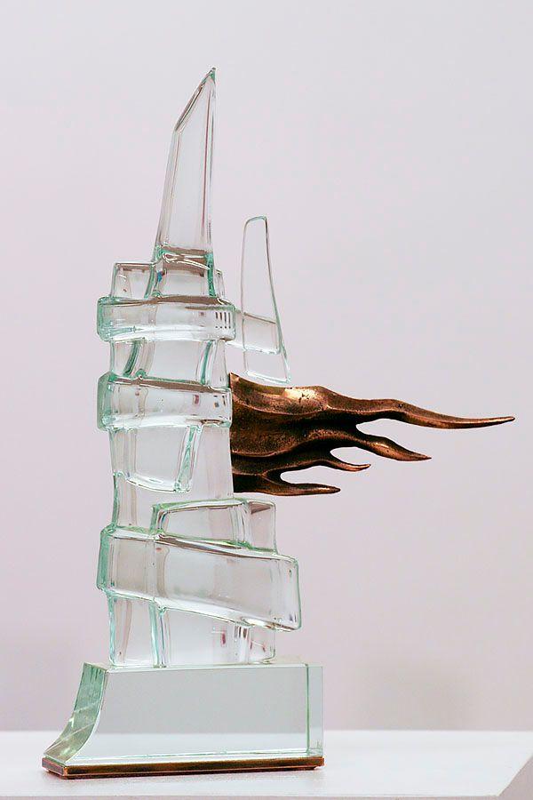 Trophée en verre -  GLA1417