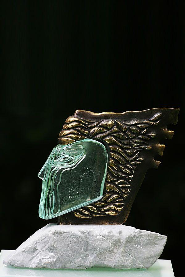 Trophée en verre -  GLA1418