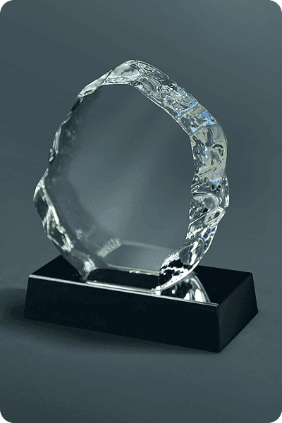 Trophée en cristal -  GLA0143