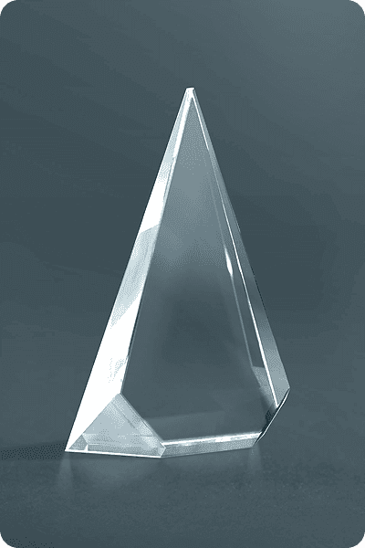 Trophée en cristal -  GLA0147