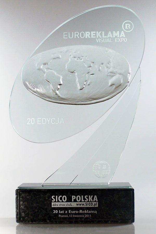 Trophée en verre -  GLA1480