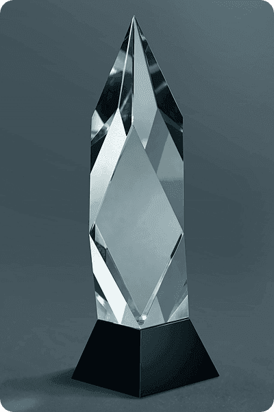 Trophée en cristal -  GLA0148