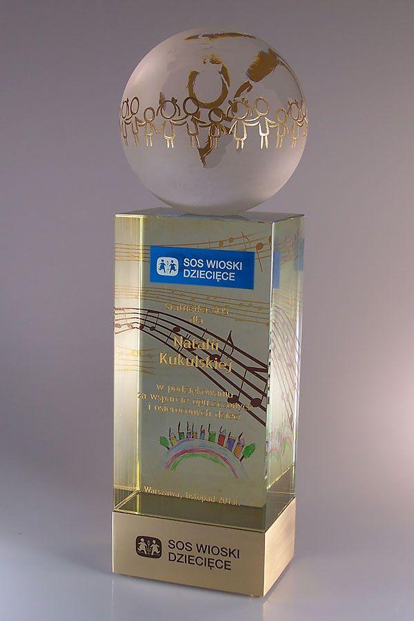 Trophée en verre -  GLA1497