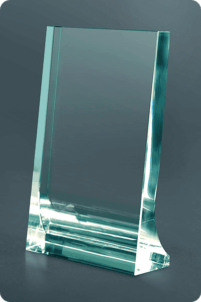 Trophée en cristal -  GLA0154